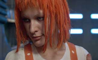 The Fifth Element: LeeLoo agrees to fly to Egypt with David.