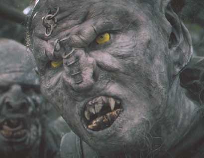 face yellow eyes pierced evil Lord of the Rings: The Fellowship of the Ring: 