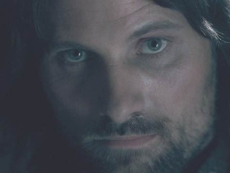 Lord of the Rings: The Fellowship of the Ring: A face I hope to see lots more of… Viggo Mortensen as Aragorn, Isildur's heir and heir to the throne of Gondor.(Is anyone else reminded of Ted Neely in Jesus Christ Superstar… or is just me?)