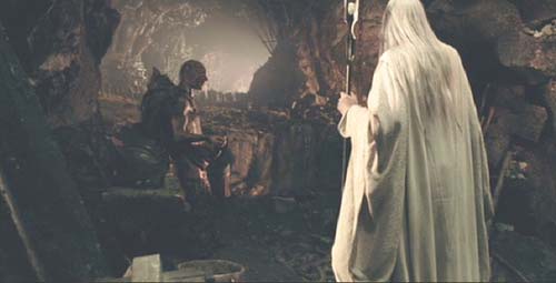 Lord of the Rings: The Two Towers: Saruman oversees his Orc workers in Isengard.