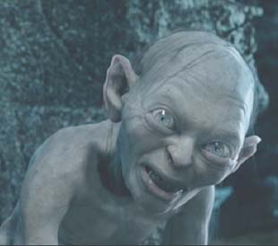 Lord of the Rings: The Two Towers: Gollum argues with himself.