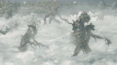 Lord of the Rings: The Two Towers: The Ents break the dam and flood Isengard.