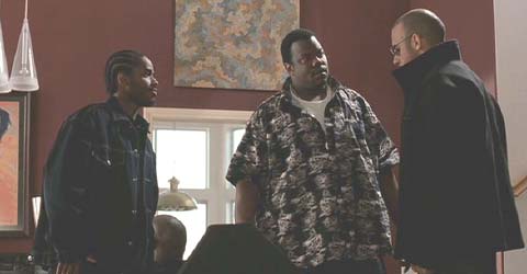 A Man Apart: Demetrius (Larenz Tate), Big Sexy (George Sharperson) and Sean planning their next move.