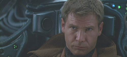 Blade Runner: Rick Deckard, reluctant Blade Runner. It's downhill from here for him.
