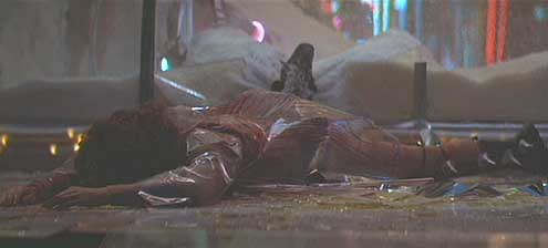 Blade Runner: Zhora's memorable and gruesome end.