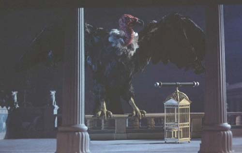 Clash of the Titans: The vulture that nightly carries Andromeda's spirit to Calibos in the swamp, brought to life by legendary master of stop-motion animation, Ray Harryhausen.