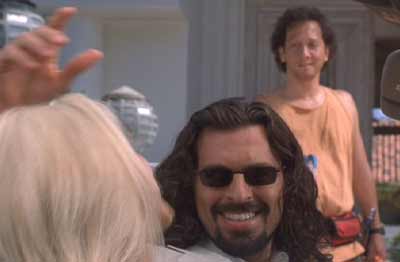 Deuce Bigalow: Male Gigolo: Deuce looks on as Antoine pulls up in his sports car with a beautiful date (Gabrielle Tuite.)