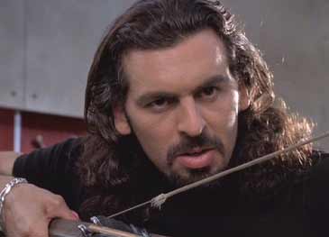 Deuce Bigalow: Male Gigolo: Antoine collects medievel weapons, and he knows how to use them.