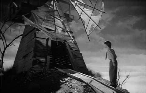 Frankenweenie: Victor decides to follow Sparky into the abandoned windmill.
