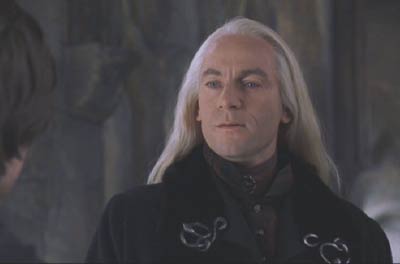 Harry Potter and the Chamber of Secrets: Lucius Malfoy. Cooincidence that his name is so close to luscious?