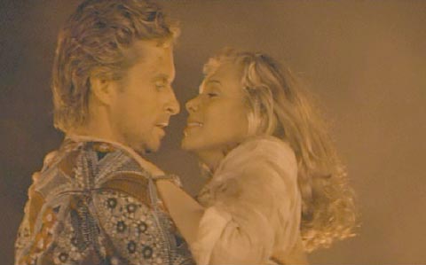 Jewel of the Nile: Joan's had a narrow escape, but it's all over now.
