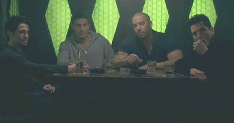Knockaround Guys: The Knockaround Guys—Matty Demaret (Barry Pepper) Chris Scarpa (Andrew Davoli) Johnny Marbles (Seth Green) and Taylor Reese (Vin Diesel). Four sons of gangsters anxious to earn the respect and trust of their fathers' generation.