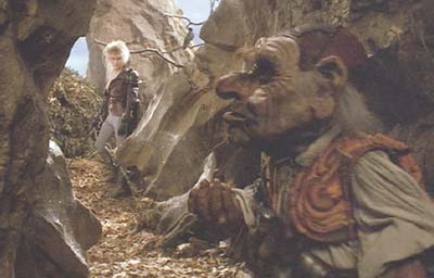 Labyrinth: Hoggle considers Jareth's 
