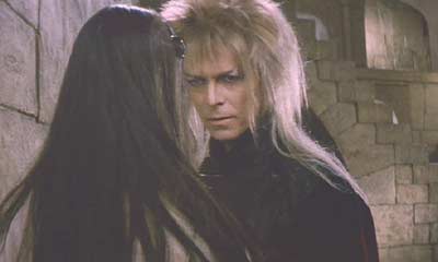 Labyrinth: Jareth attempts to wow Sarah with his tricks.