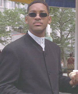 Men in Black: Sure it's a black suit, but it's not exactly forgettable is it? It does look mighty fine, though.