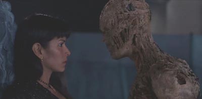 The Mummy Returns: Meela comes face-to-face with her old flame, Imhotep.