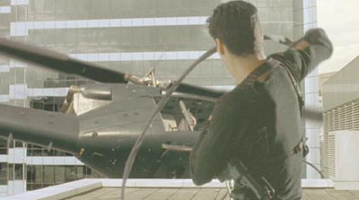 The Matrix: Neo saving Trinity.