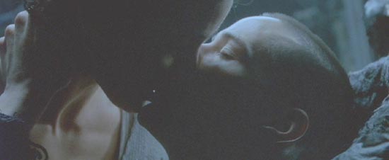 The Matrix: The big kiss.