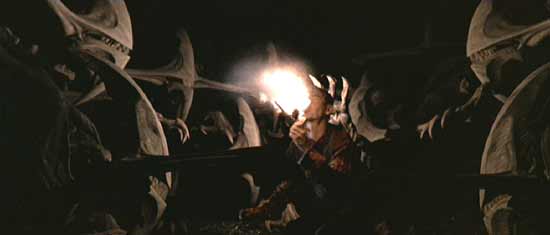 Pitch Black: The money shot - Paris P. Ogilvie's (Lewis Fitz-Gerald) last moments.