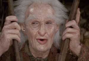 The Princess Bride: Max the Miracle Man preparing Westley to utter his last words.
