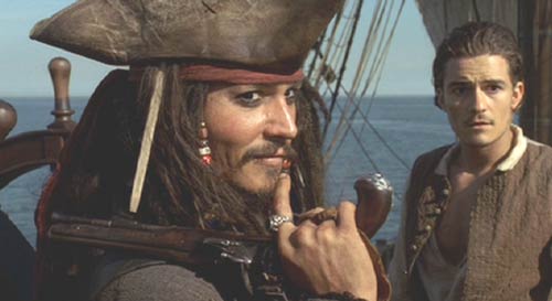 Pirates of the Caribbean: Jack and Will have managed to commandeer the Interceptor.