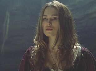 Pirates of the Caribbean: It looks like the end for poor Elizabeth.