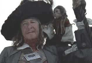 Pirates of the Caribbean: Gloating bad guy.