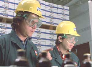 Strange Brew: Bob and Doug get a job on the line at Elsinore beer.