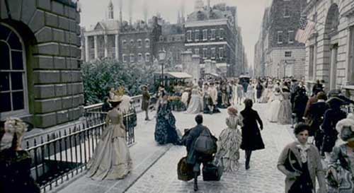 Sleepy Hollow: Turn of the century New York as Ichabod, Katrina and Young Masbeth return from their adventures.