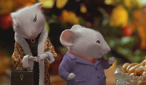 Stuart Little: The Stouts: Camille (voiced by Jennifer Tilly) and Reginald (voiced by Bruno Kirby)