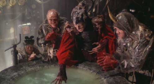 Time Bandits: Imprisoned in the Fortress of Ultimate Darkness, the Evil Genius - fabulously played by David Warner! - sets in motion his plan to overthrow creation.