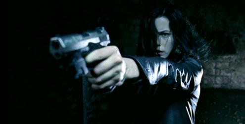 Underworld: Kate Beckinsale, unlikely action star.