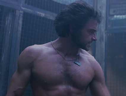X-men: In Canada, Logan earns a few bucks fighting off challengers in