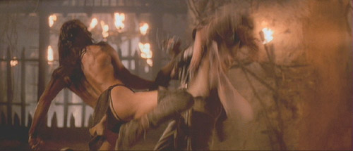 Brotherhood of the Wolf: What a brilliant idea! Hot guys fighting in loin cloths and thigh high boots? I suppose it's asking too much for Hollywood to get right on that?