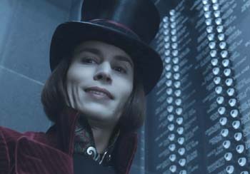 Charlie and the Chocolate Factory: Johnny Depp as Willy Wonka.