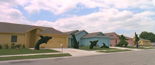 Edward Scissorhands: Topiary has transformed the neighborhood.