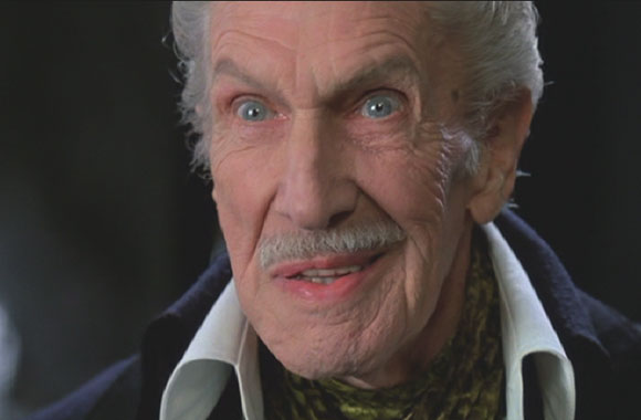 Edward Scissorhands The inventor Vincent Price smiles at the thought of 
