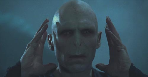 Harry Potter and the Goblet of Fire: Ralph Fiennes as Lord Voldemort.