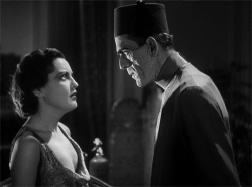 The Mummy (1932): Helen confronts the eerie, yet strangely compelling, Ardath Bey.