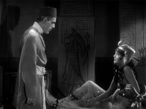 The Mummy (1932): Im-ho-tep (Ardath Bey) and Helen (Princess Anck-es-en-Amon)