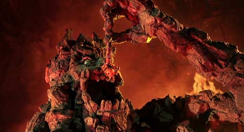 Return to Oz: The Nome King threatens to eat Jack. I'm assuming this is a claymation version - a technique that is used to good advantage in this film.