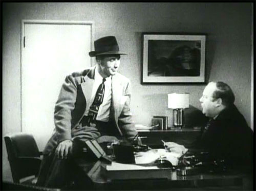 The Devil Bat: Johnny Layton (Dave O'Brien) is a reporter assigned to cover the mysterious murder story by his editor Joe McGinty (Arthur Q. Bryan).